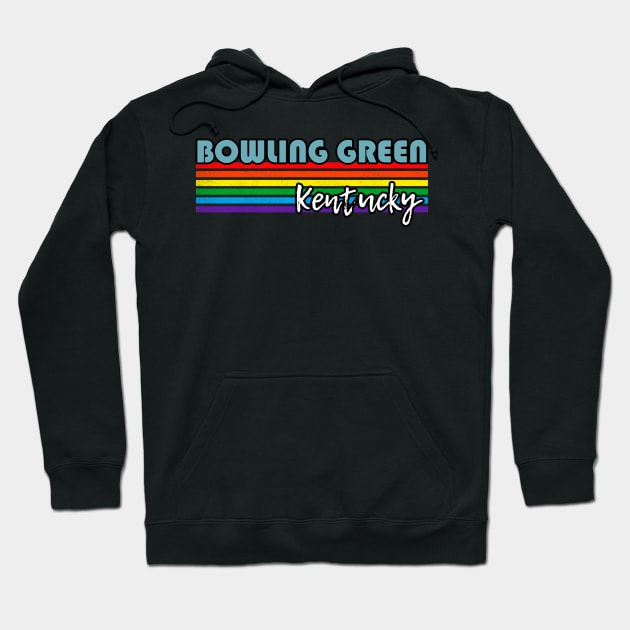 Bowling Green Kentucky Pride Shirt Bowling Green LGBT Gift LGBTQ Supporter Tee Pride Month Rainbow Pride Parade Hoodie by NickDezArts